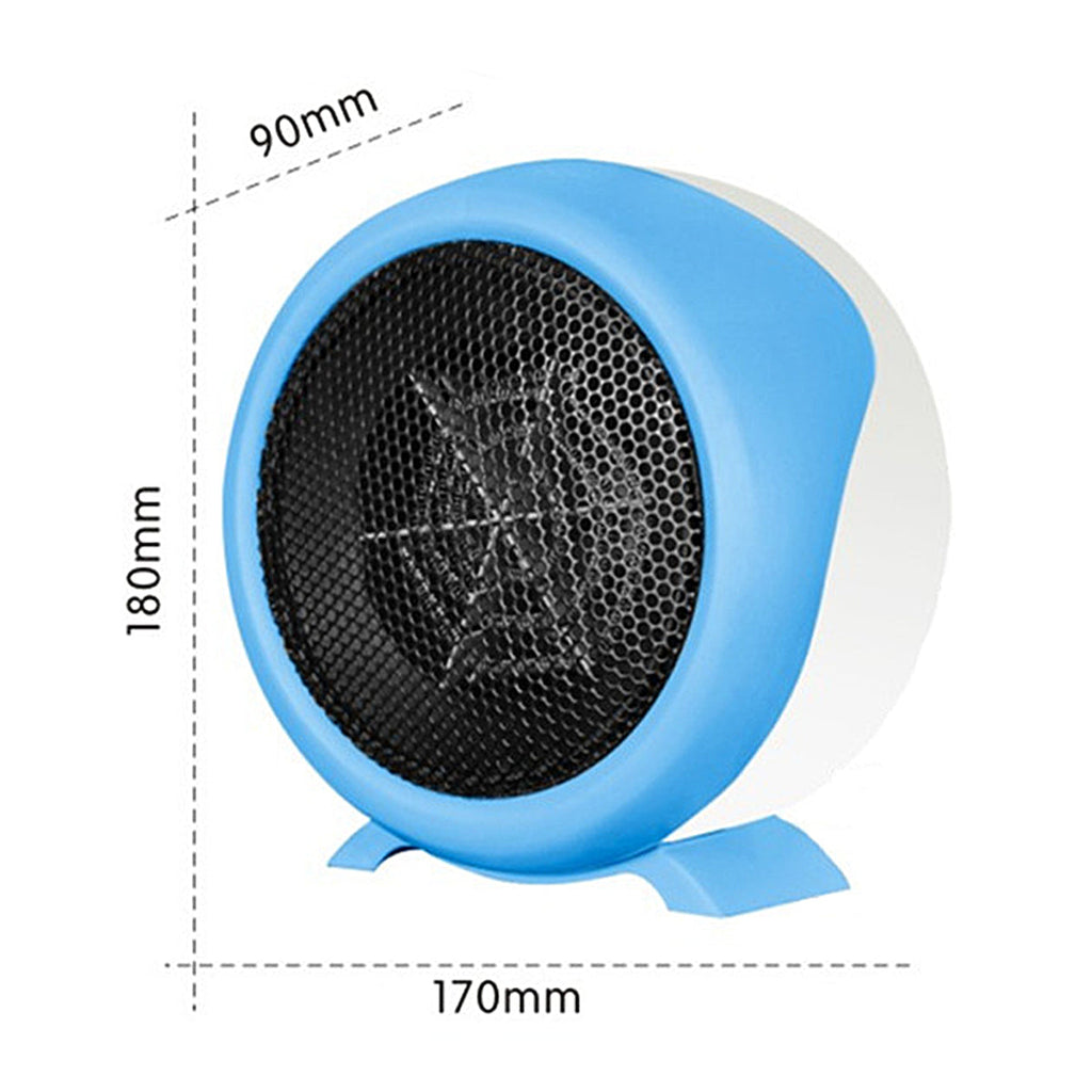 Mini kachel 500W – warme lucht binnen 3 seconden