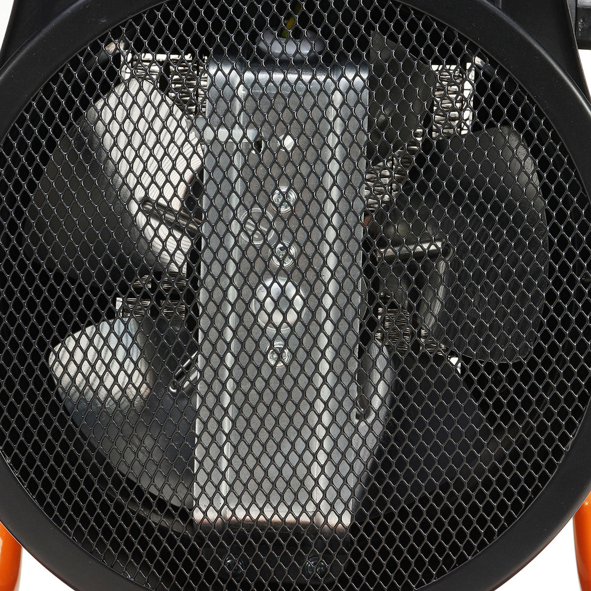 Industriële heater 3000W – spatwaterdicht voor werkplaats en garage