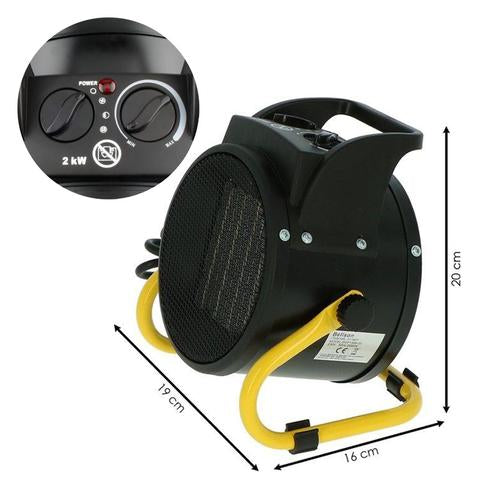 Werkplaatskachel 2000W – garage of schuur snel op temperatuur
