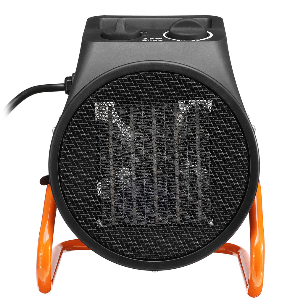 Industriële heater 3000W – spatwaterdicht voor werkplaats en garage