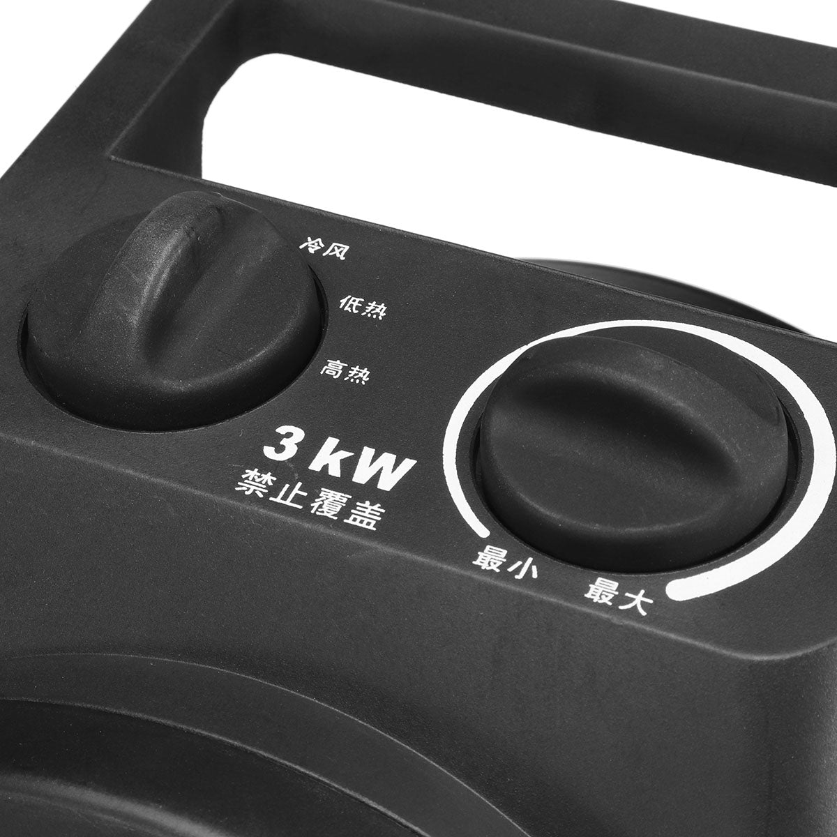 Industriële heater 3000W – spatwaterdicht voor werkplaats en garage
